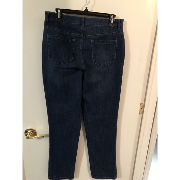 Style & Co Womens Size 10 Straight Leg Pockets Denim Blue Jeans - Picture 3 of 5